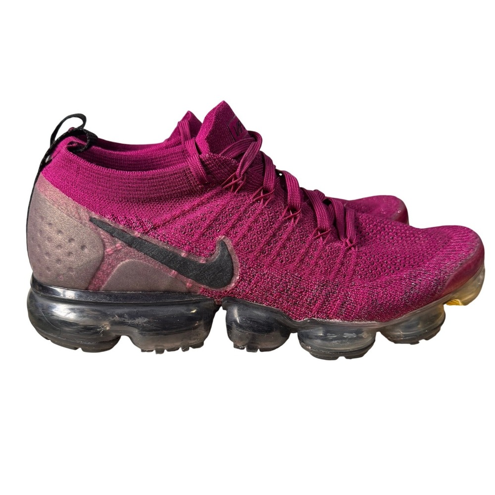Nike Air‎ VaporMax 2.0 Flyknit Fuchsia Flash Pink Black 942843-603 Womens 10